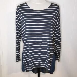 NINE WEST VINTAGE AMERICA Long Sleeve Striped Top